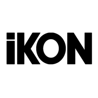 a black background with the word kon on it